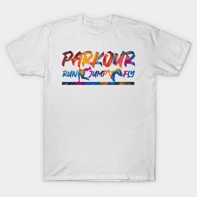 parkour freerunning T-Shirt by Teeeshirt